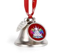 Gay Satana LGBT Goth Gay Natale Jingle Bells Albero Appeso Ornamento Campana di Natale Ciondolo Festa Festival Decor Love Bell