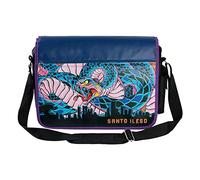 Gaya Entertainment Saints Row, borsa messenger Snake Mural, Blu/nero, Small