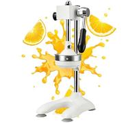 GAYAYAS Spremiagrumi Manuale, spremiagrumi Manuale Professionale, con Base a U, Grande Piastra di Pressione, Facile Estrazione del Succo, per Succo d'arancia Fresco White