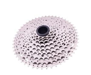 GAYCLG pignone per Bicicletta Cassette e pignoni Adatto per Cassetta SunRace CSMS3/CSMX3 a Rapporto Largo 11-46T/11-51T, Ruota Libera per Bici MTB a 10 velocità, per mozzo HG(11-51T Silver)