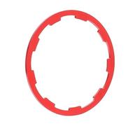 GAYCLG pignone per Bicicletta Cassette e pignoni Guarnizione per Cassetta Bici, Corpo Ruota Libera, Distanziali Ruota Libera, Rondella per Mozzo Bicicletta, Anello Base per Torre Mozzo(Red 1mm)