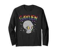 Gaylien Citazione Spazio Orgoglio Sessuale Orientamento Asessuale Alien Maglia a Manica