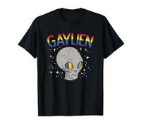 Gaylien Citazione Spazio Orgoglio Sessuale Orientamento Asessuale Alien Maglietta