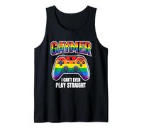 Gaymer Non Posso nemmeno Giocare Dritto - Divertente Gioco Arcobaleno Canotta