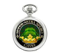 Gayre Scottish Clan Crest Full Hunter Orologio da tasca