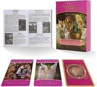 Gayrrnel Tarocchi per principianti, 44 Romance Angel Oracle, fatti a mano, ideali per l'apprendimento, set raro fuori stampa di Doreen Virtue
