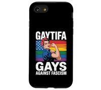 Gaytifa I gay contro il fascismo resistono a nessun re orgoglio LGBTQ Custodia per iPhone SE (2020) / 7/8