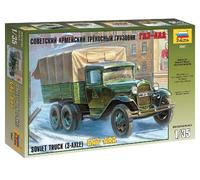 GAZ-AAA Soviet Truck (3-axle) 1:35 Plastic Model Kit ZVEZDA