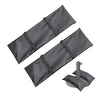 Gazebo - 2 x per Sacco di Sabbia per impieghi gravosi, ponderati per la Sabbia, per Sacco di Sabbia ad, Borsa a Tracolla con Base per ombrellone e ombrellone