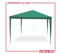 Gazebo 3×2 Verde Acciaio "Facile"