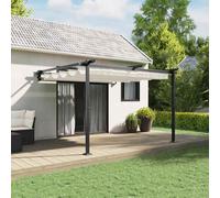 GAZEBO DA GIARDINO VIDAXL Crema, Acciaio, Poliestere, 300x300x200 cm