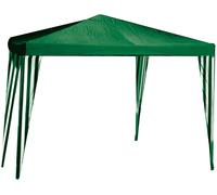 Gazebo 3x4 mt telo copertura in poliestere verde bianco da giardino