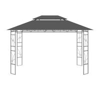 Gazebo 4x3x2,7 m Antracite 160 g/m²