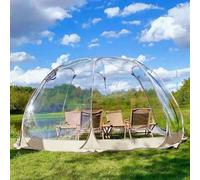 Gazebo a bolle resistente alle intemperie - PVC trasparente pop up istantaneo per 3-8 persone campeggio festa matrimonio (3 x 3 x 2,2 m)