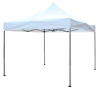 Gazebo a fisarmonica 3x4,5 mt pieghevole in alluminio e poliestere 300D Cleva