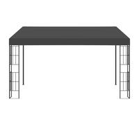 Gazebo a Parete 3x4 m Antracite in Tessuto