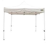 AKTIVE 61138 - Tenda pieghevole per esterni, dimensioni 3 x 3 cm, regolabile in altezza 3,20/2,20 cm, protezione UV e impermeabile, in acciaio, con borsa per il trasporto, tenda da spiaggia