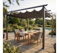 GAZEBO ASTORIA 4 X 4 ANTRACITE TELO GRIGIO