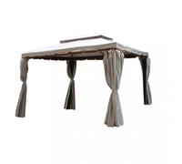 Gazebo Avana 3x4 m in Alluminio Nero