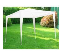 Gazebo Bianco Smontabile 3x3 mt Struttura Acciaio Ombreggiante Giardino Esterno