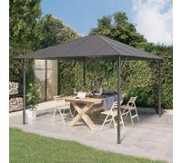vidaXL Gazebo con Tetto 3x3 m Antracite