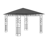Gazebo con Zanzariera 3x3x2,73 m Antracite 180 g/m²