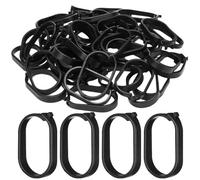Gazebo Curtain Hooks, 100 Waterproof Rustproof Replaceable Clips Set