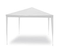 Gazebo Bianco Smontabile 3x4 Acciaio Duraturo Copertura Ombra Fiere Giardino