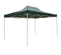 Gazebo da giardino 3x4,5 mt in acciaio e poliestere verde Lavinia