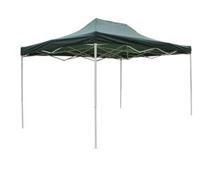 Gazebo da giardino 3x4,5 mt in acciaio e poliestere verde Lavinia