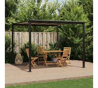 Gazebo da Giardino Antracite 3x3 m in Alluminio