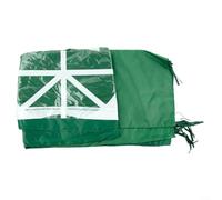 Gazebo da giardino con parete laterale per proteggere gli ospiti dal sole e dalla pioggia durante eventi (verde)