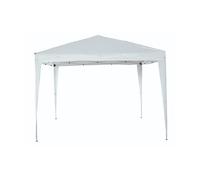 Garden Friend Gazebo Pop Up Struttura pieghevole in acciaio copertura in poliestere con borsa per trasporto 3x3 m h 2,7 m bianco white