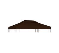 GAZEBO DA GIARDINO VIDAXL Coperchio superiore per 2 Strati, Poliestere, 0 x 300 x 400 cm