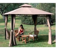 GAZEBO EDEN IN ALLUMINIO MT. 3X3 ECRU' TOP 180 GR/MQ ARREDO GIARDINO