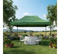 Gazebo Estensibile Maiori 3x4,5 metri Colore Verde