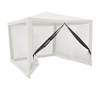 Galileo 2179285 Dakar Gazebo con Zanzariera, Ferro, 3x3 mt, Écru