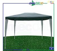 Gazebo In Acciaio Con Telo Impermeabile In Polietilene Rettangolare 2x3 Metri