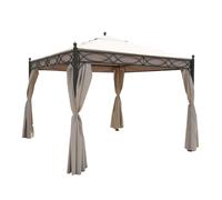 Gazebo in acciaio e poliestere 3x3 mt Cindy