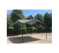 GAZEBO IN ACCIAIO ONDA ARREDO GIARDINO MT. 3,5X3,5
