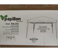 GAZEBO IN ALLUMINIO PIEGHEVOLE RICHIUDIBILE AD OMBRELLO BALAIA MT. 3X3