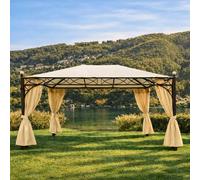 GAZEBO IN FERRO MT 3X4 IN METALLO ANTRACITE