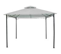 GAZEBO IN METALLO ECHOS MISURA 3X4MT COLORE ECRU' ARREDO GIARDINO ESTERNO GAZEBI