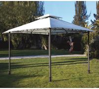 Gazebo in Metallo con Telo Beige mod. Falesia 3X3 mt Papillon