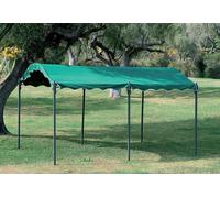 GAZEBO IN METALLO MT.3X4 "CARPORT" VERDE