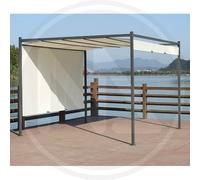 GAZEBO IN METALLO "PONTAL" 300x300H.cm.