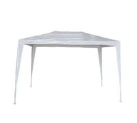 GAZEBO DA ESTERNO MT.3 X 3 BIANCO TENDA GAZEBO METALLO TELO POLIETILENE BIANCO