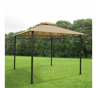GAZEBO MOD. LUX MT 3X3 MT ANTRACITE E BEIGE