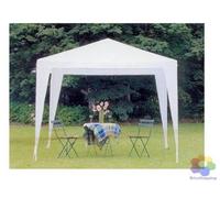 GAZEBO ACCIAIO RETTANGOLARE OASIS MT.3X2 300X200CM POLIETILENE BIANCO TETTOIA