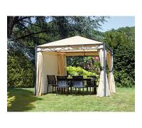 Gazebo Oregon In Ferro 3x3 mt Sabbia - Antracite Greenwood